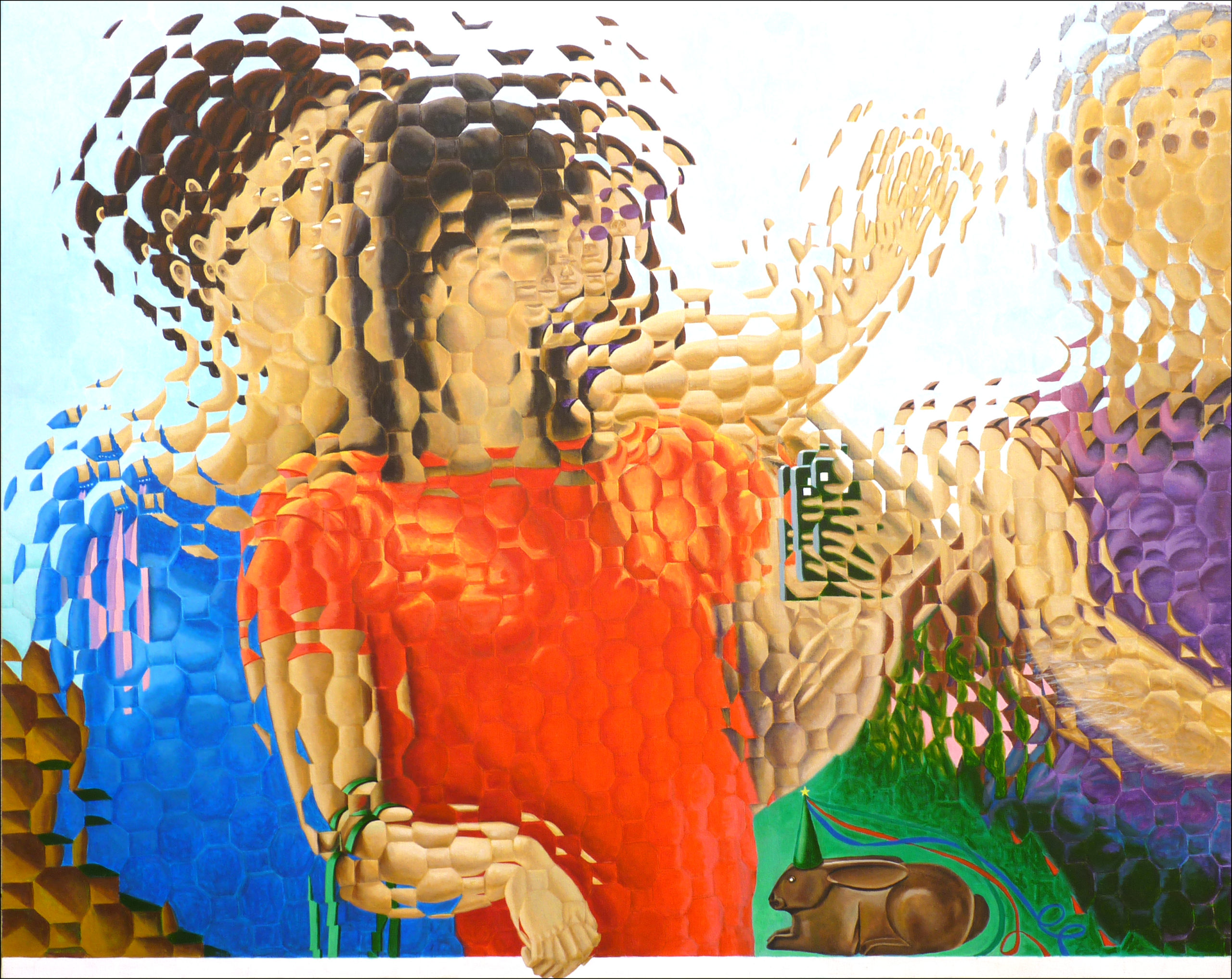 無相系列之21 －看這裡 162x130cm 100F